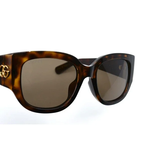 NEW GUCCI GG1599SA 002 HAVANA BROWN AUTHENTIC SUNGLASSES - Picture 13 of 14